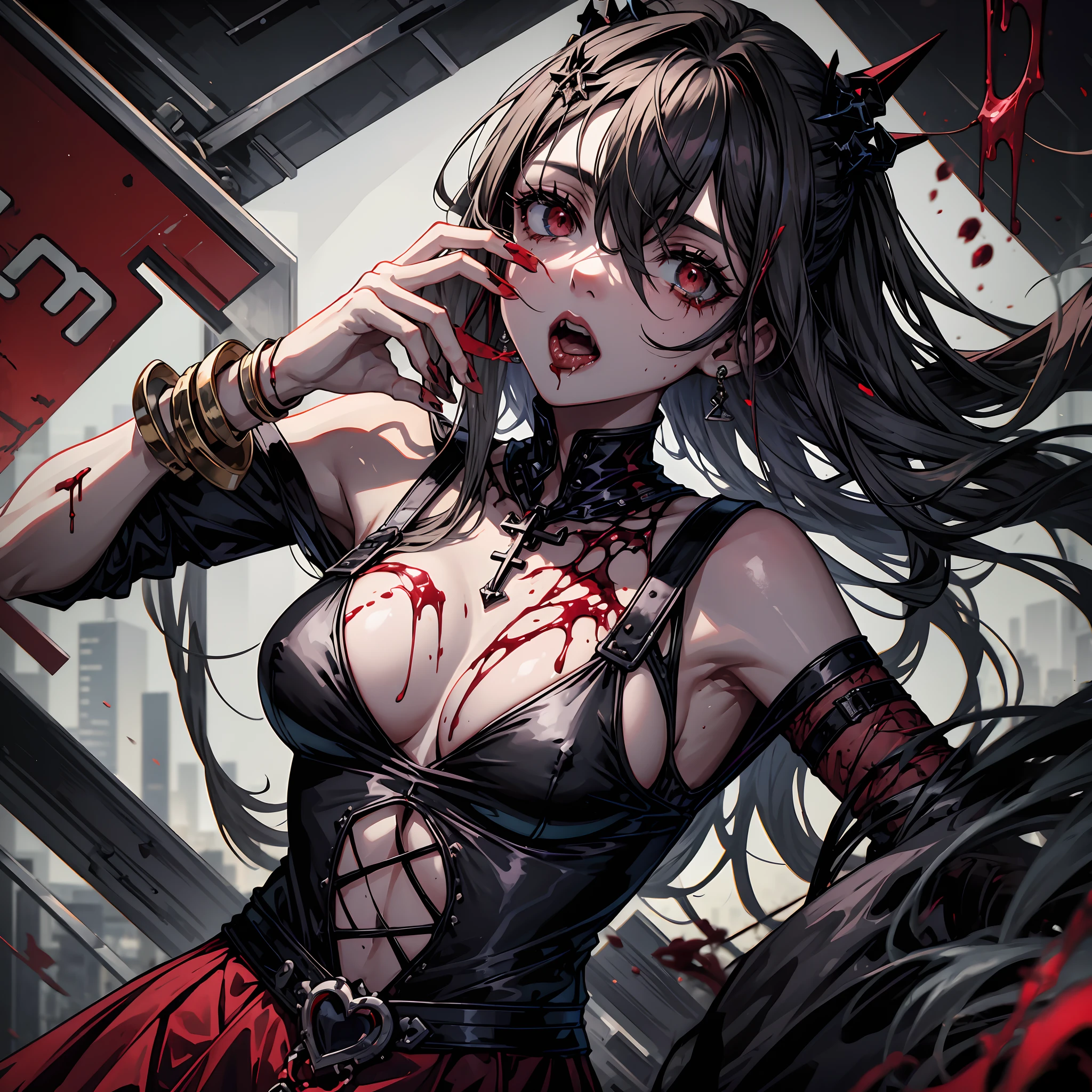 zumbi com cabelo branco e pele esverdeada cjeia de cortes, Visible ribs,holding on to your stomach, comendo carne, sangue em todo o lugar, cidade com gente morta, cidade com sanghe, terror na cidade, apocalipse zombi,Looking at the camera in surprise, Blood drips from under his hands, Ajoelhado, o sangue vem da boca, Surpresa e dor, is looking at the camera, latex tank and shorts, ferimento de bala, feridas abertas no corpo, skull wound, bleeding on the head,In the abdomen, Blood gushes from his mouth and sores on his stomach, Jovem zombie morre de joelhos, atmosfera sombria, Crueldade, Sangues, Snuff Video, respingos de sangue da boca, surpresa e dor no rosto, Expression of hunger, baleada 7 vezes, apocalipse,zombie raivoso,Dead people on the city floor, zombie eating a brain, haloween, tema halloween, traje de zombie, noite escura lua cheia, assustador