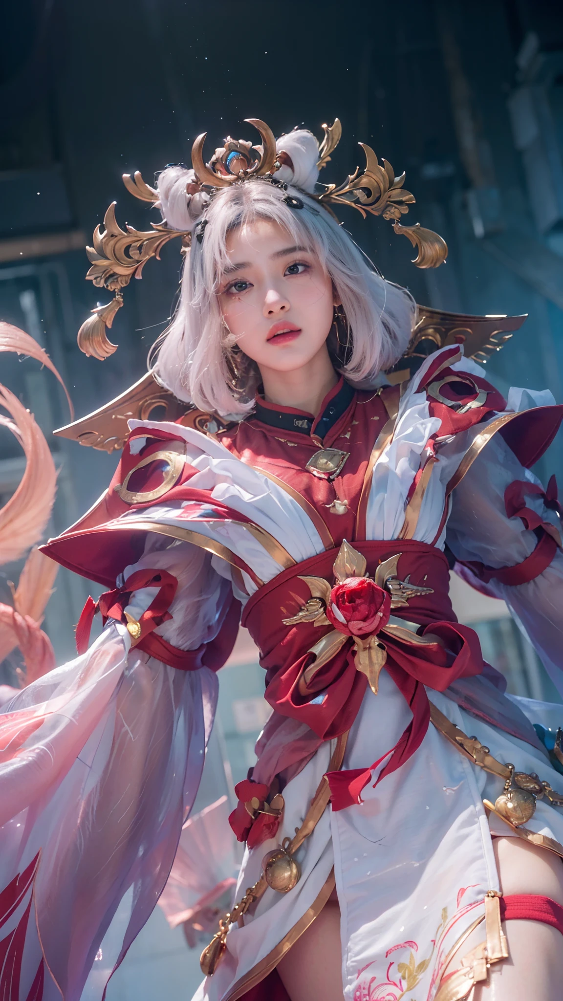 (RAW photo:1.2), ((photorealistic:1.4),(best quality:1.4),ultra high res,(detailed facial features),HDR,8k resolution, 1 girl, blush, Marsha Lenathea JKT48, precision eyes