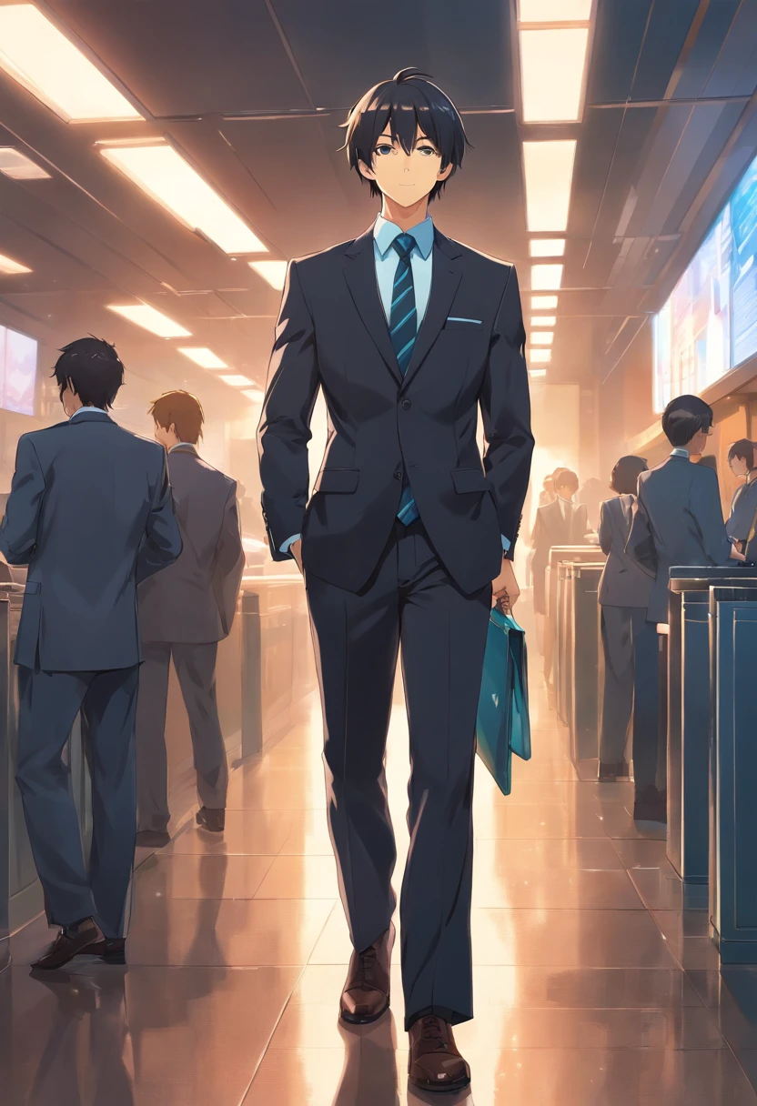 arafed man in a suit ,24 year old, wearing a suit and a tie, wearing suit and tie, subject detail: wearing a suit, wearing a suit and tie, wearing business suit, wearing a business suit, wearing suit, wearing robes and neckties, suit and tie, wearing a suit, wearing a strict business suit, wearing black business suit
