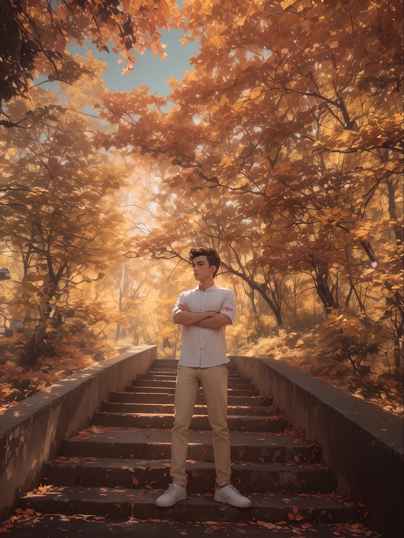 Change background aesthetic, handsome boy, 4k realistic face,