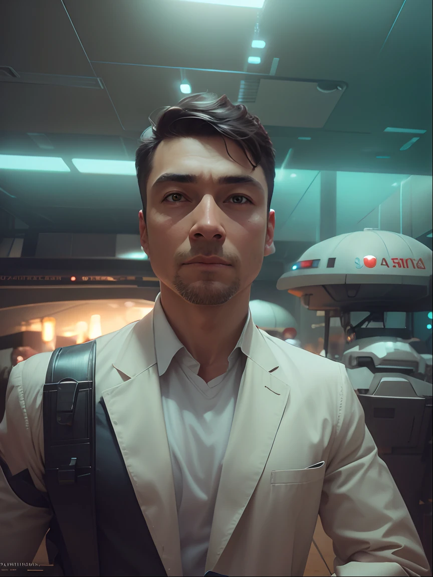 Make My picture sci Fi hero, with super power