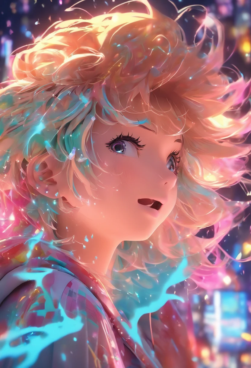 Top quality.3D.Masterpiece, high resolution, 8K, Hoodie and anime style girl, One girl, detailed line art, Digital enhancement, Close up, Anime core, Flowing fabric,Tears