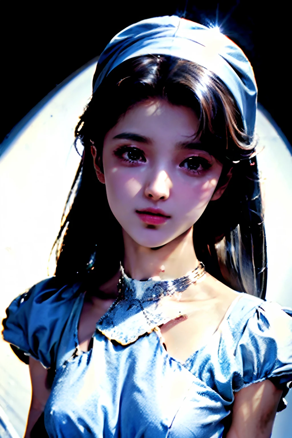 (8k wallpaper:1.2),(Ultra-high resolution:1.2),(masterpiece:1.1),wallpaper,High quality,masterpiece,(High detail),
upper body,solo,looking at viewer,,
1girl,Fashion photo,Pure white background,Cinematographic lighting,film grain,ray tracing,