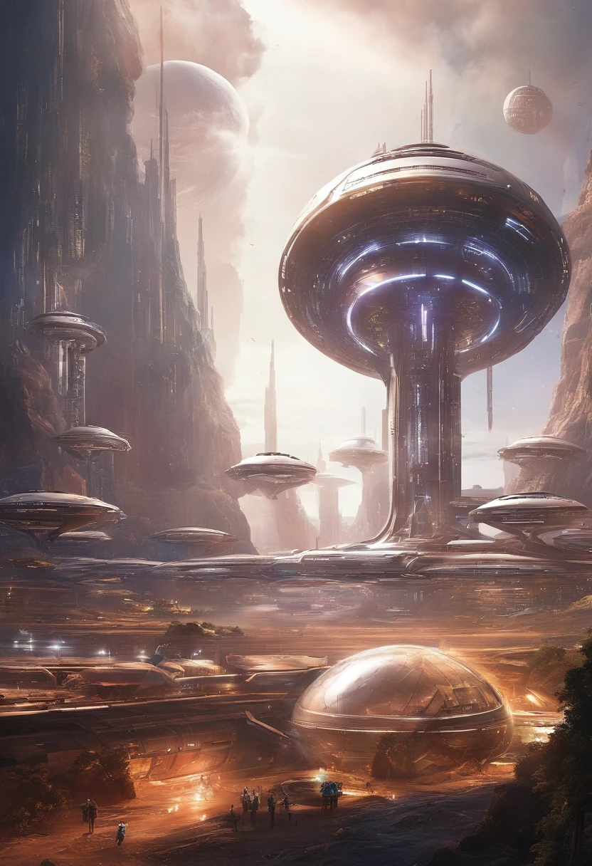 scientific and technological and futuristic technocratic world