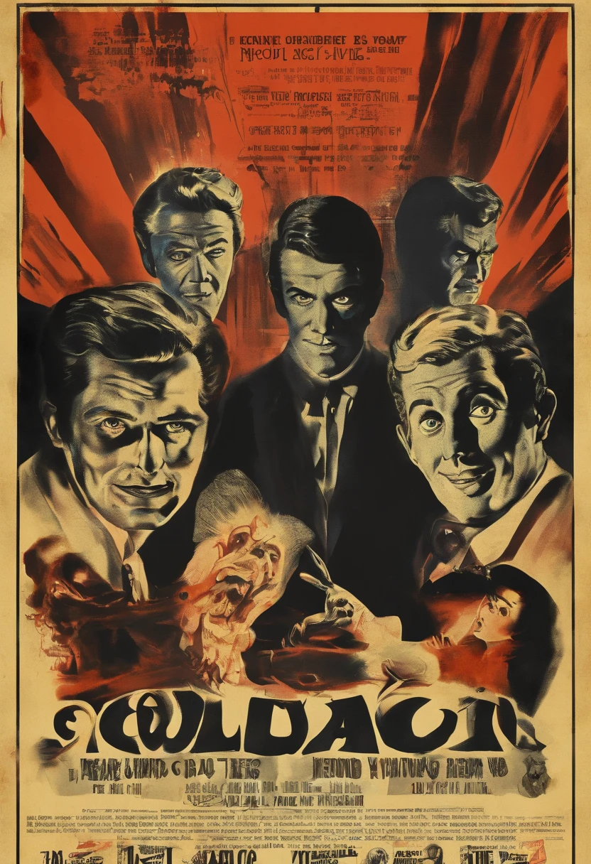 60's horror  poster