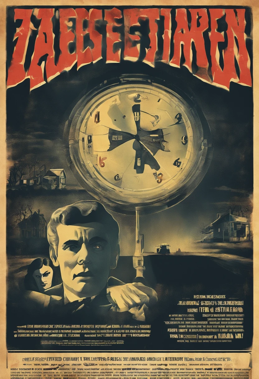 60's horror  poster