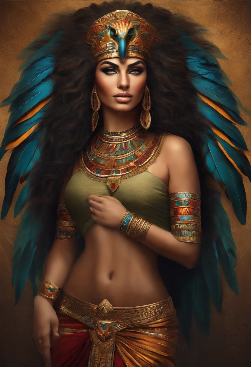 Egyptian goddess, half woman half lion