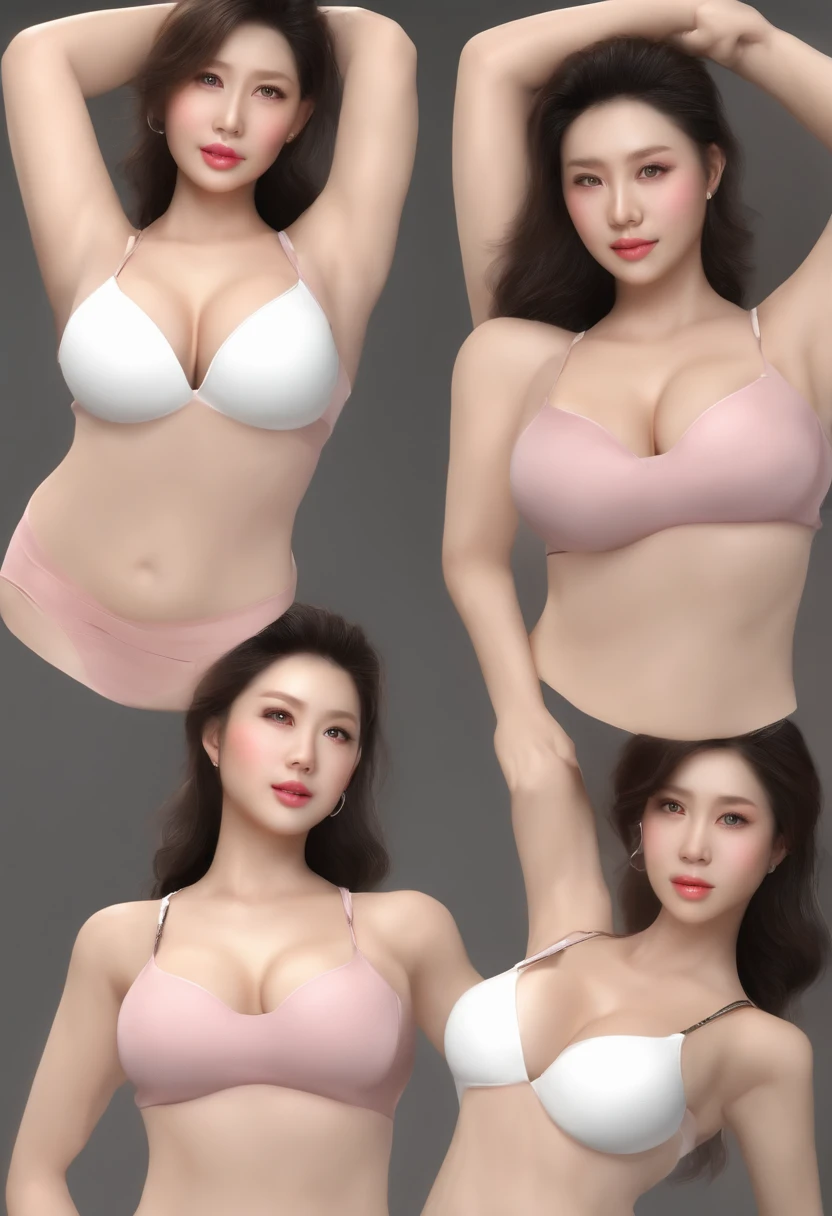 Realistic skin on Asian women's face,Realistic, (Photorealistic:1.3), woman, Soft light, Perfect face, Ray tracing,Extremely detailed CG, Highqualityshadow, realistic representation of face, Detailed beautiful delicate face, Detailed beautiful delicate eyes, Extremely detailed skin texture, standing on your feet, Large light eyes, Slender, Slim, Korean, Braid, eyes liner, Red lips, ((humongous large breast)Three-dimensional breasts)),Squeeze the deformed chest,Beds,(Pink ), Beautiful eyes,(( Topless)), black thong, Glasses,Gold ornaments,Put your hands behind your head,high-heels,big assa , Big breasts Thin waist,Classroom,(underbust,Side Chest),Expose the lateral chest