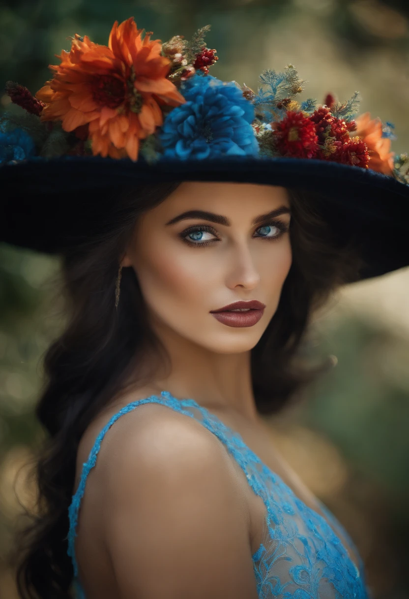 Duquesa rubia,ojos azules,nieve a su alrededor, cold personality and cold eyes and would be