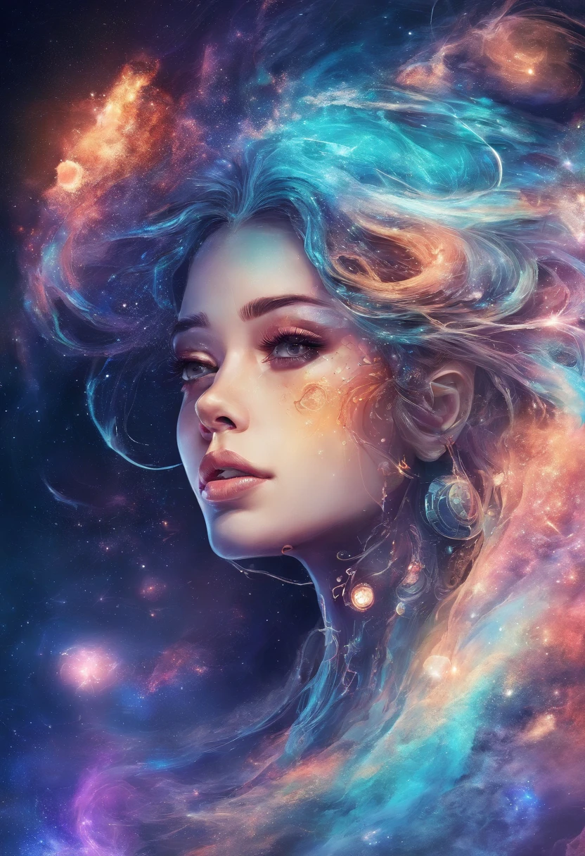 mulher de cabelos longos ruivos, pele bem clara e olhos azuis cor do mar