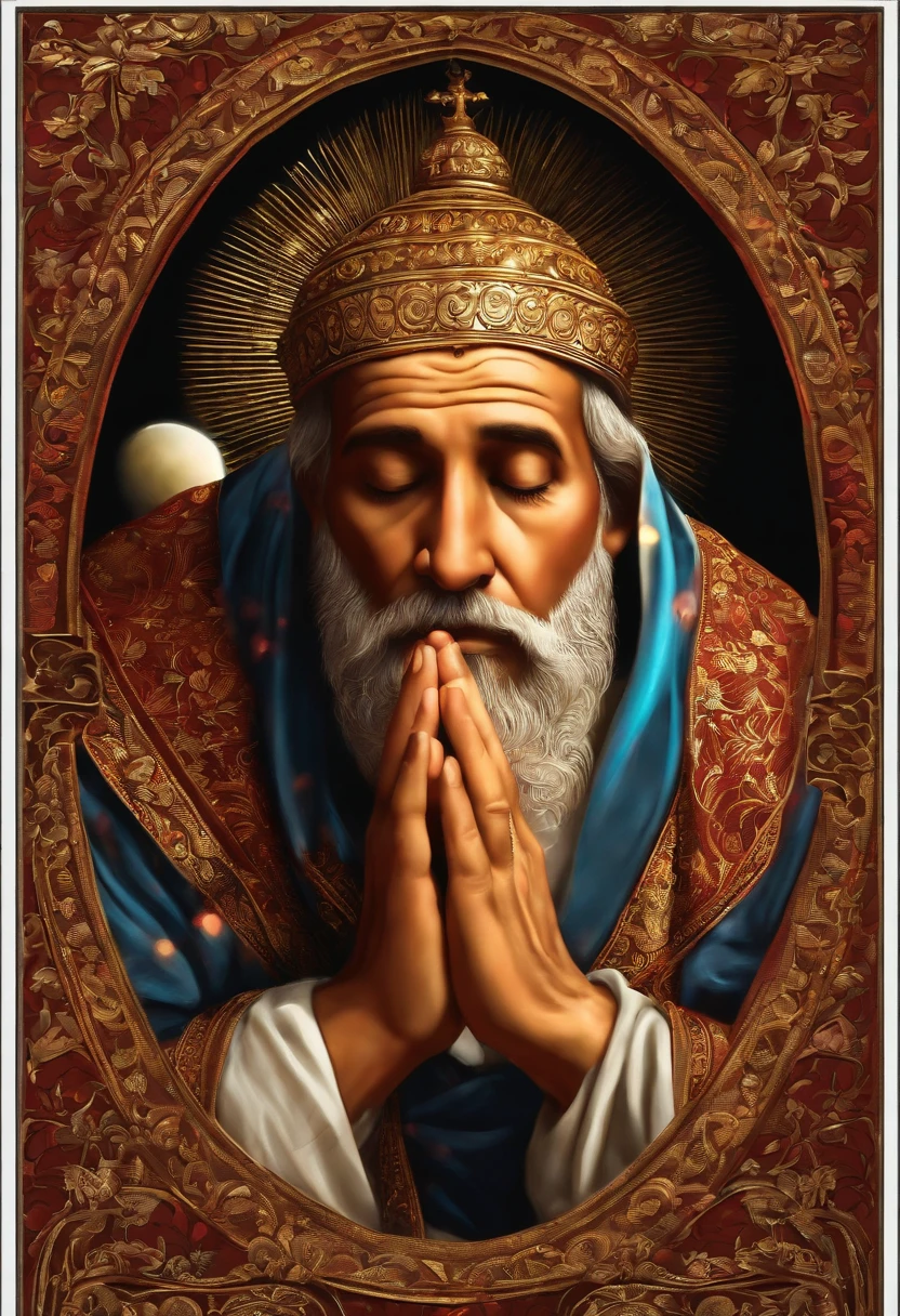 man praying