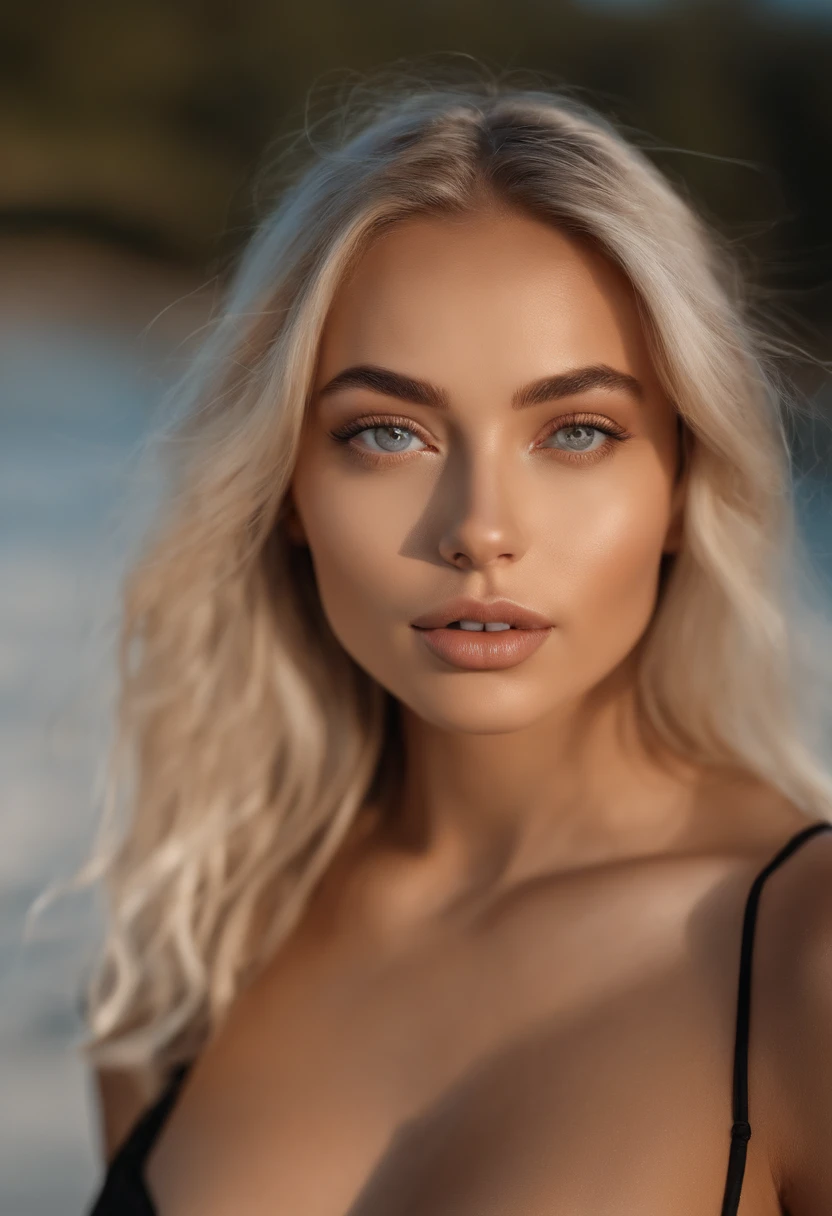 arafed woman fully , sexy girl with blue eyes, ultra realistic, meticulously detailed, portrait sophie mudd, blonde hair and large eyes, selfie of a young woman, eyes, violet myers, with makeup, natural makeup, looking sexy, face with artgram, subtle makeup, stunning full body shot, bra and panties by the pool, large size bust; ; ;naked, less editing on image, more natural