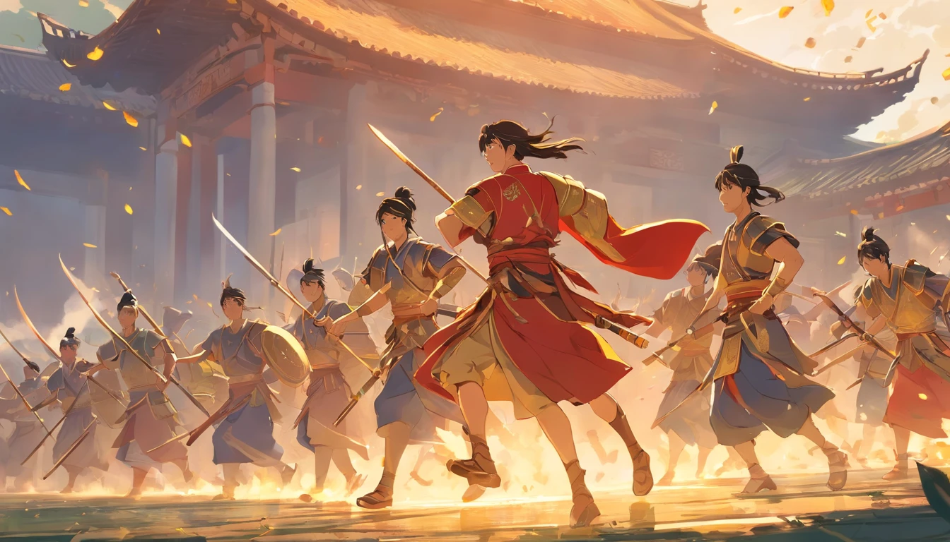 Ancient Chinese soldiers fought ancient Roman soldiers,