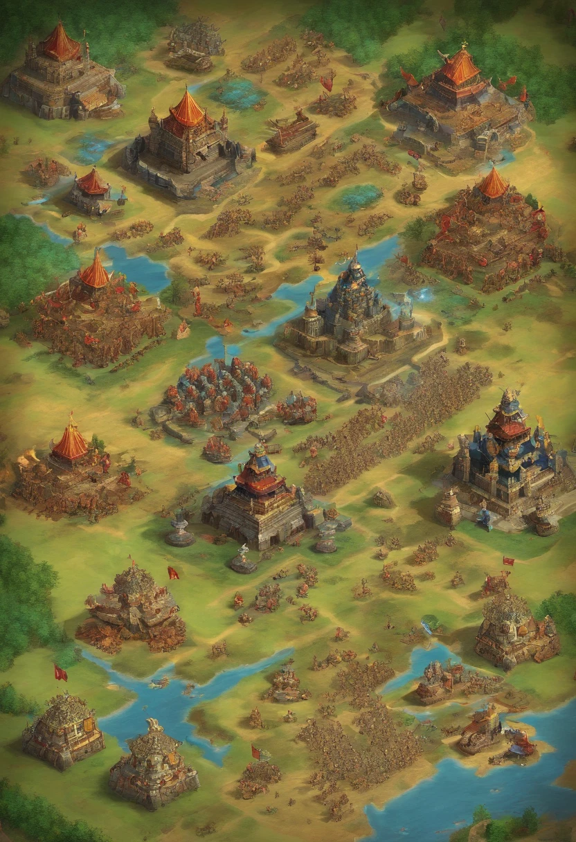 Abraham, Heroes with a powerful army, Face the Four Heavenly Kings, Realistic, 8K