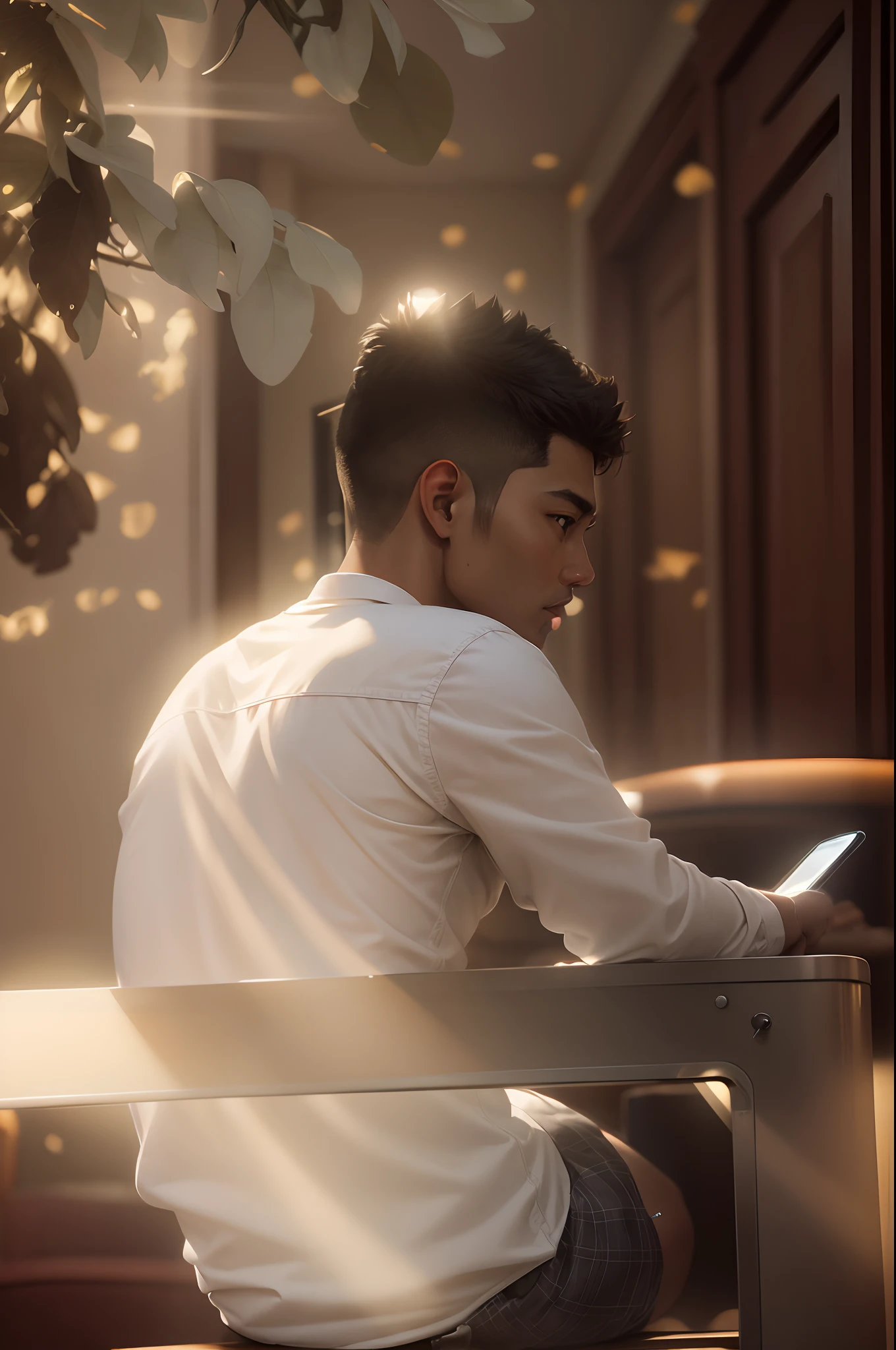 Background change in hotel room back light ray hd