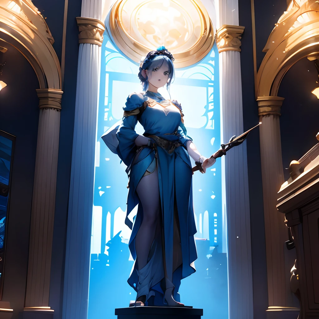 exhibition lighting for statues