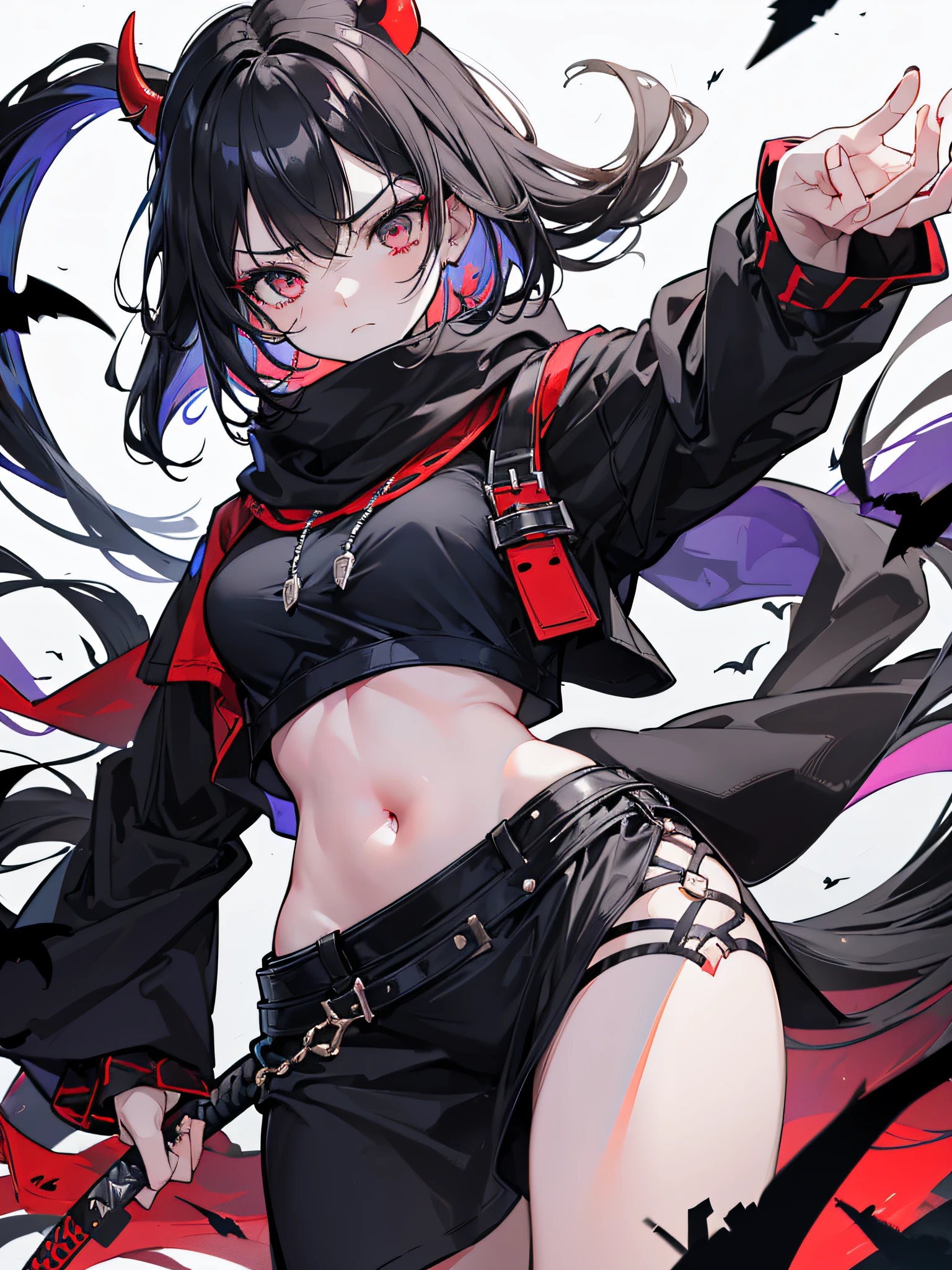 leaning front with hands out in the air,girl from upper view、high school girl、(masterpiece, highest quality, official art:1.2), (flat color:1.5),(colorful),looking at the viewer,1 girl,alone, white background, ,(2D:1.5) ,NSFW