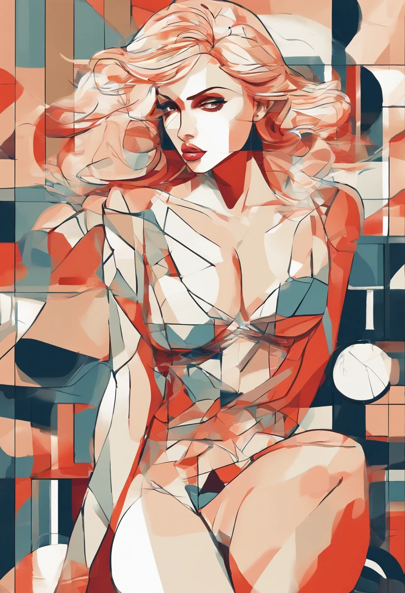 sensual, perfect blonde, perfect breasts, perfect body, perfect face, see through lingerie, ultra-detailed