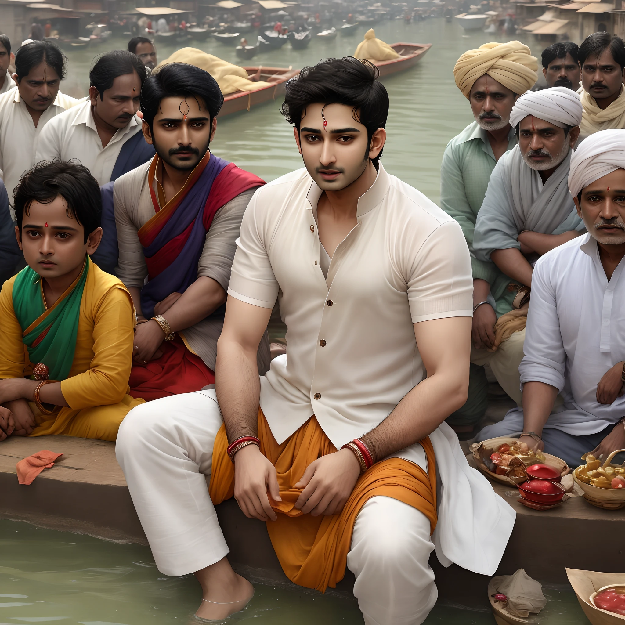 Mahesh Babu In Banaras