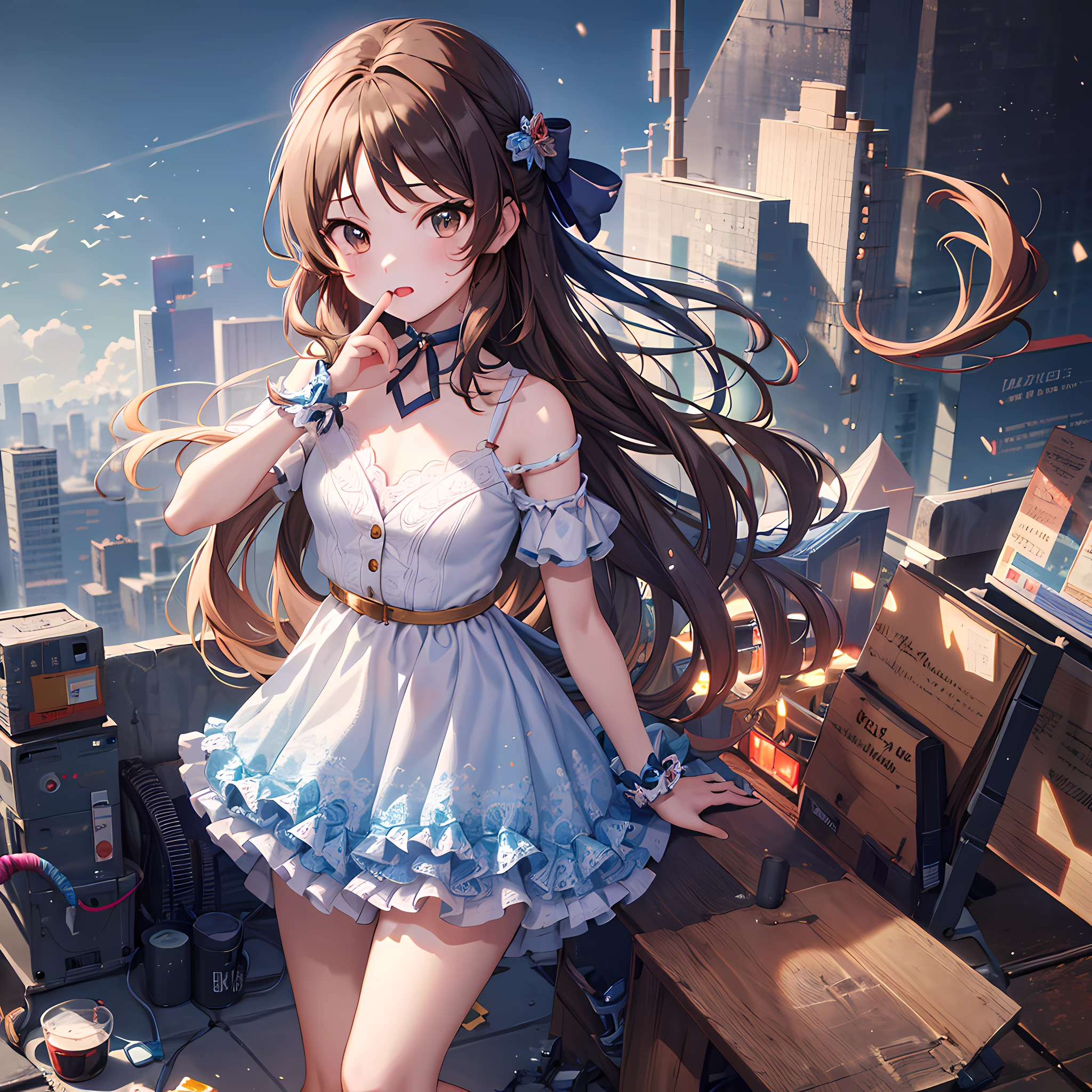 ultra detailed game CG, (High resolution:1.1),(absurderes:1.1), Best Quality, Ultra high definition, The highest resolution, Very detailed, 1girl in, (***********:1.1)