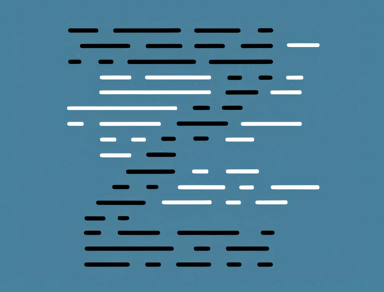 um close up de um fundo azul com uma linha de linhas pretas e brancas, arte de linha generativa, Minimal modern pixel rating, linhas finas estilizadas, linhas de varredura, datamoshed, unreadable text, Arte abstrata representando dados, falha no computador, pixelsort, ( ( gerador ) ), ( ( glitch art pixel sorting ) ), 2 d arte generativa