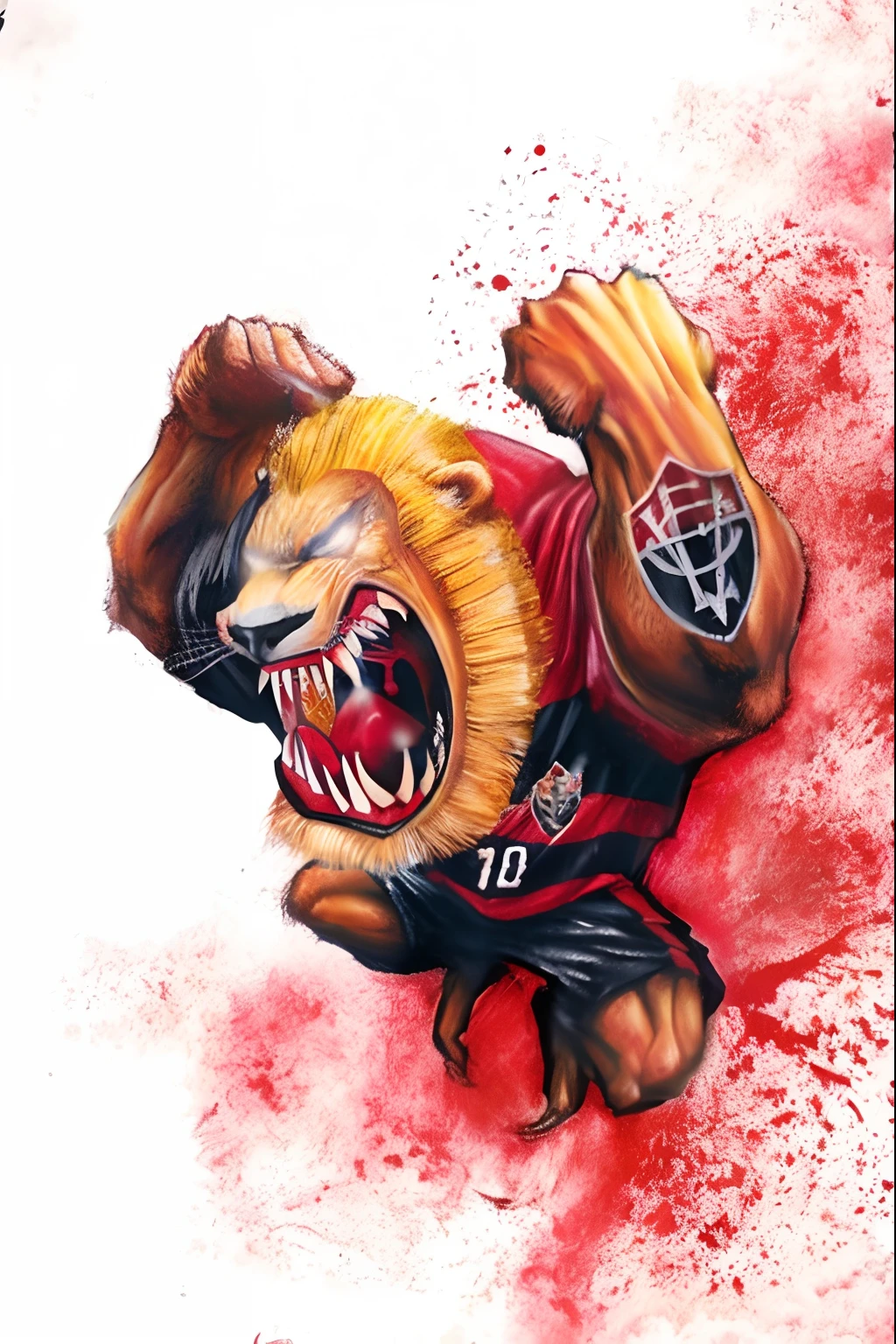 Super muscular adult boar beastman,(wear a sports uniform:1.8),Blindfold,Open your mouth and stick out your tongue,Some guys cum in my face,(Surrounded by red and black erect penises),(a large amount of semen on the face and body,:1.5),night,Outdoor,(Nipple ring piercing:1.5),Brown fur,Black hair and beard,(Deep Throat)