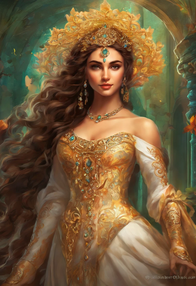(Numerous award-winning masterpieces, With incredible detail, textures and maximum detail), (Full body standing image:1.8), (Parte superior do corpo para cima:0.3), (hyper realistic:1.4), (Realistic:1.3), (melhor qualidade de pele textura real), ((Araffe mulher cigana em vestido vermelho, Mulher mexicana bonita, mulher linda, mulher deslumbrante, mulher iraniana bonita, Rainha persa, mulher mexicana bronzeada bonita, flowing massive hair, linda mulher bonita, Beautiful India woman, Beautiful woman, long flowing medusa hair)), (finely detailed true circle Symmetrical emerald black eyes), (rosto bonito finamente desenhado), ((Victorian-era full-body red dress with delicate decorations: 1.8),(( uma bela mulher )), Bela, (leve sorriso), (lindos olhos coloridos cheios de alegria), dramatic light, vista majestosa, Brincos de vidro nas orelhas, (((dramatic photo))), (Full body standing image:1.8), (cabelo castanho), cabelo de longo, ((procura para cima)), ((olhando para baixo)), (Around her neck is a simple necklace of exquisite finish), ao fundo Sevilha, Espanha, altamente detalhado, ultra-realistic, detalhes intrincados, pintura (Artesanato), ((master part,melhor qualidade)), ((Cinematic light)), hyper realistic, fearsome, fantasia sombria, epic realistic,arte, (HDR:1.5), hiper detalhado, (Artee station:1.5), cinemactic, luzes quentes, Efeito de Luz, dramatic light, (detalhes intrincados:1.1), Antecedentes complexos, (Greg Rutkowski:0.8),32k ultra | | | | | | | | |,Ultra HD | | | | | | | | |