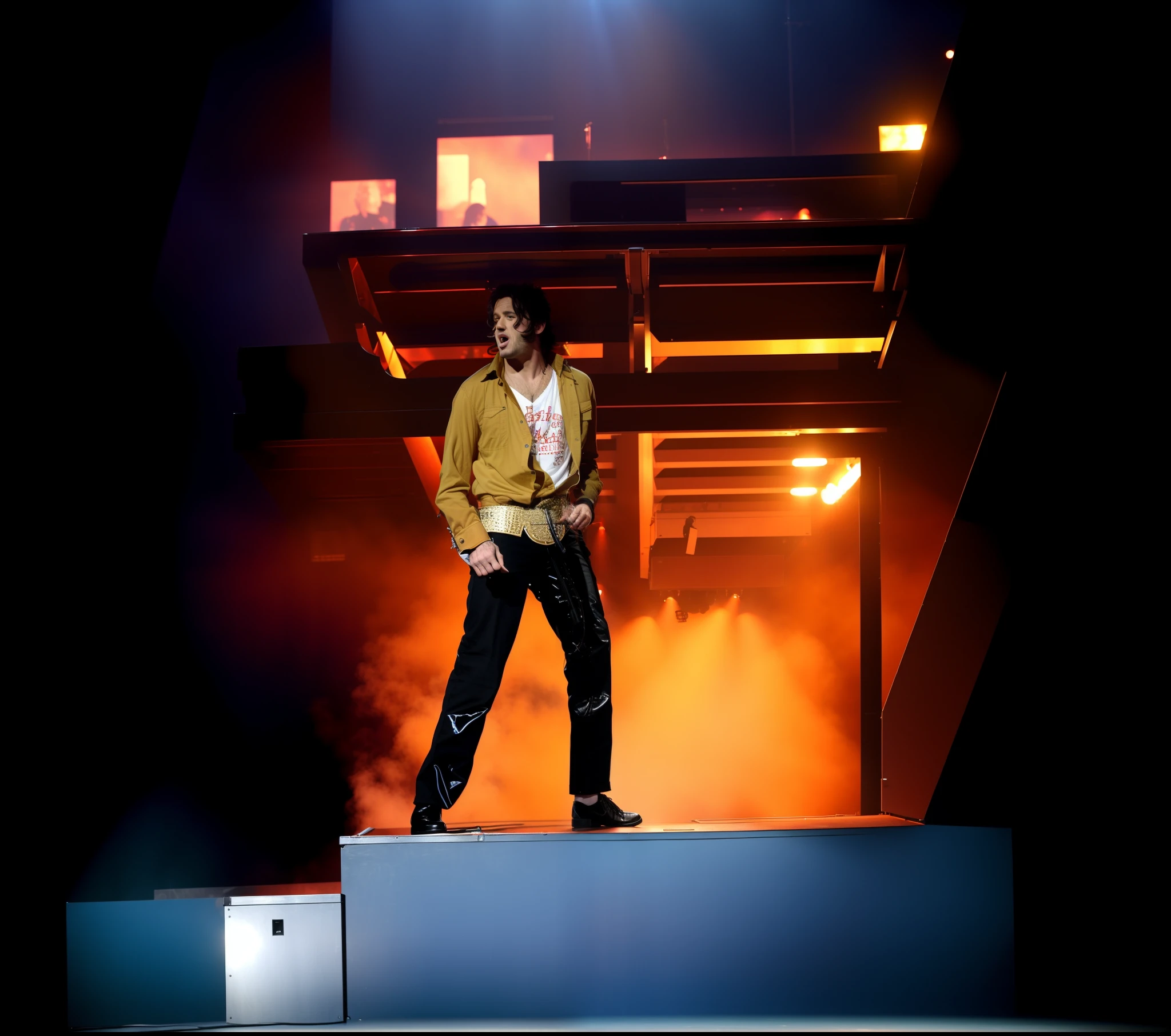 2010 live on stage O2 arena canto, wide stage shot 4K