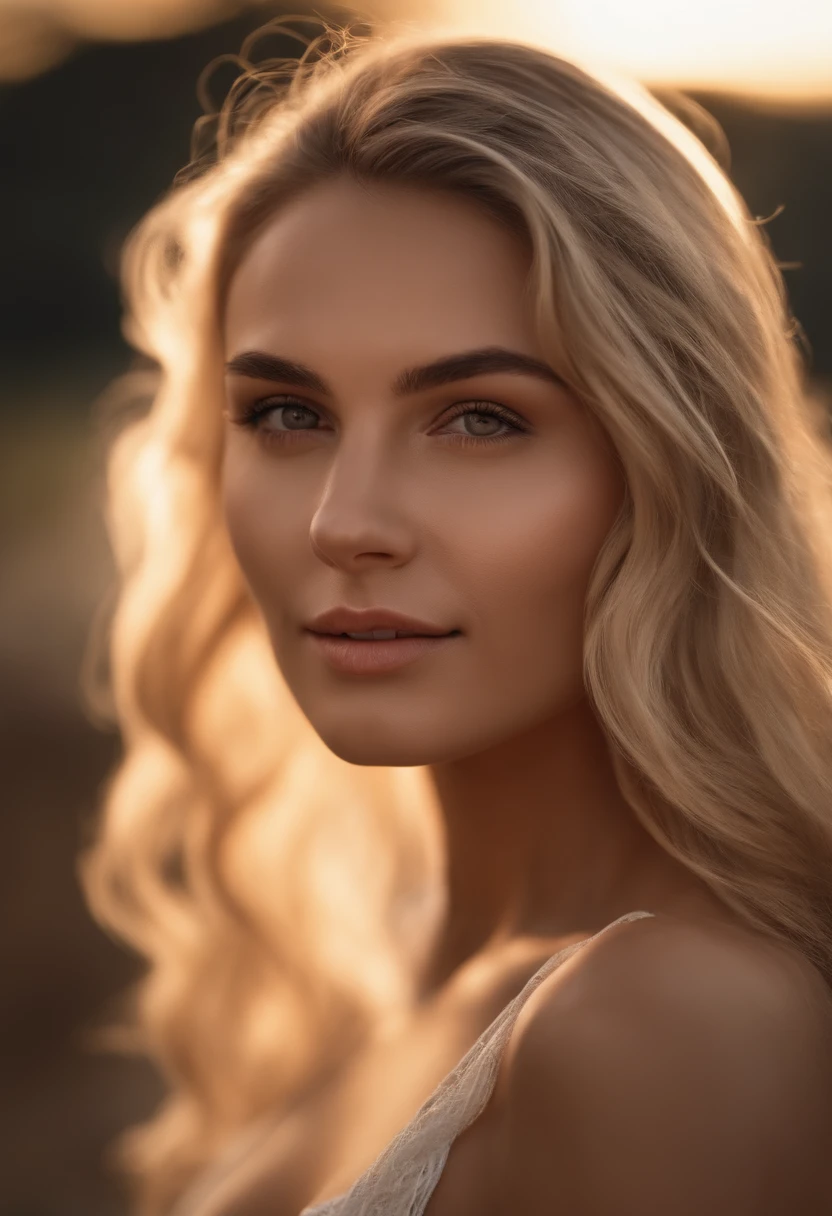 RAW, analog, Nikon Z 85mm,((best quality)), ((masterpiece)), ((realistic)),far fromthe camera image, gorgeous russian woman, blond, 18 year old, posing in a beach, wearing lingerie petite, smile with teeth showing, ((small breasts)), intricate details, highly detailed, sharp focus, professional, 4k, god rays, hand model, stunning brown eyes, petite,strong chin big ramus dnot defined jawline  huge strong cheekbones highset cheekbones big eyes. great face projection highres, detailed facial features, high detail, sharp focus, smooth, extremely detailed, photo_\(ultra\), photorealistic, realistic, post-processing, max detail, roughness, real life, ultra realistic, photorealism, 8k uhd, SEMI-SILHOUETTE light, slavic face, long blon hair, beautiful hair, real face face