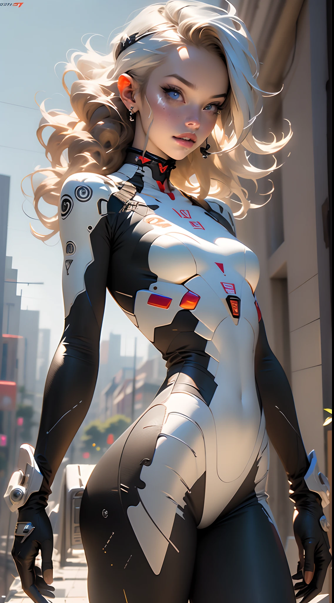 (((Young White Woman))), ((Best Quality)), ((Masterpiece)), (Detail: 1.4), 3D, A Beautiful Cyberpunk Woman with Simon Bisley-style micro thong, Genesis evangelion neon style clothing, 2-piece clothing, Long silver hair, arm tatoo, cybernetic hands, pastel, Centered, scale to fit the dimensions, nffsw (High dynamic range),Ray tracing,NVIDIA RTX,Hyper-Resolution,Unreal 5,Subsurface Dispersion, PBR Texture, Post-processing, Anisotropy Filtering, depth of fields, Maximum clarity and sharpness, Multilayer textures, Albedo and specular maps, Surface Shading, accurate simulation of light and material interactions, Perfect proportions, Octane Render, Two-tone lighting, Wide aperture, Low ISO, White Balance, thirds rule, 8K Raw, Crysisnanosuit,loraeyes,nijistyle,pantyhose,Blue eyes