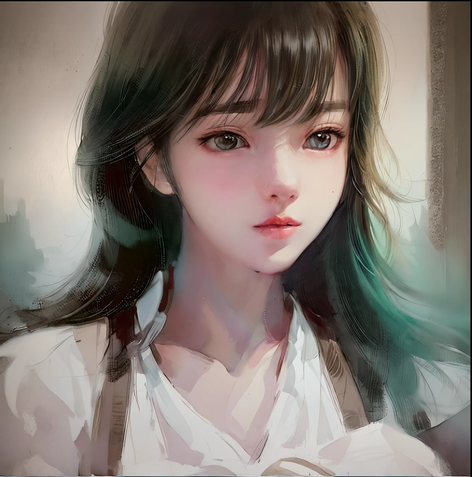 absurdres, highres, (official art, beautiful and aesthetic:1.2), close view,
shining sky, vast world, girl, gazing, awe-inspiring expression, distant horizon, clouds, high hill, natural beauty, inspiration, light effects,