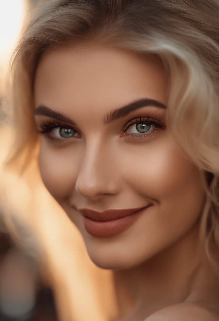 RAW, analog, Nikon Z 85mm,((best quality)), ((masterpiece)), ((realistic)), gorgeous russian woman, blond, 18 year old, in a nightclub, wearing a dress, smile with teeth showing, ((small breasts)), intricate details, highly detailed, sharp focus, professional, 4k, stunning brown eyes, petite,strong chin big ramus dnot defined jawline  huge strong cheekbones highset cheekbones big eyes. great face projection highres, detailed facial features, high detail, sharp focus, smooth, extremely detailed, photo_\(ultra\), photorealistic, realistic, post-processing, max detail, roughness, real life, ultra realistic, photorealism, 8k uhd, SEMI-SILHOUETTE light, slavic face, long blon hair, beautiful hair, real face face