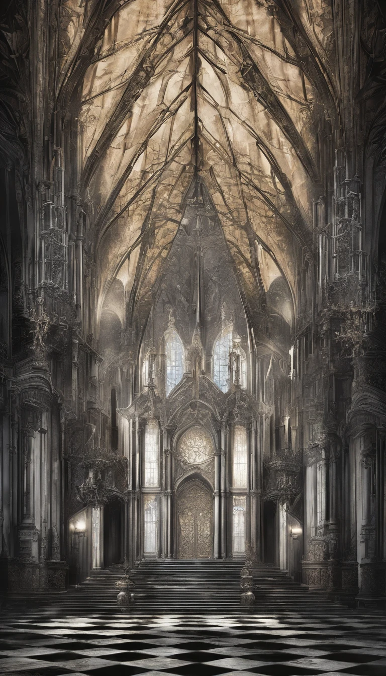 bright and mysterious interior architecture, depth of fields, One-person viewpoint, top-quality, high resolution, highly detailed, high-definition, Focus on the eyes, Antiqstyle, (silver hair: 1.1), (golden eyes: 1.1), big eye,(Fluttering chest:1.4), light rays, Tyndall phenomenon, Strong light shines in, Fallen angel, Black wings, Castlevania, Alucard, male people, male person, Antique victorian clothing, 27yo
