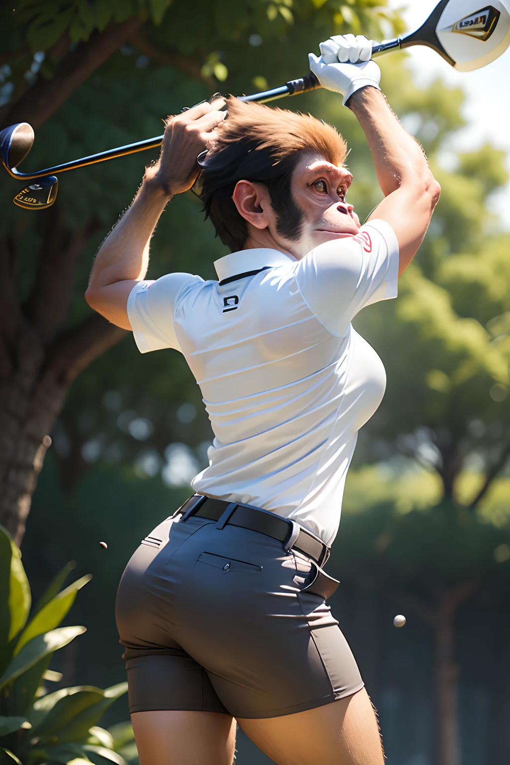 Professional Golfer Monkey