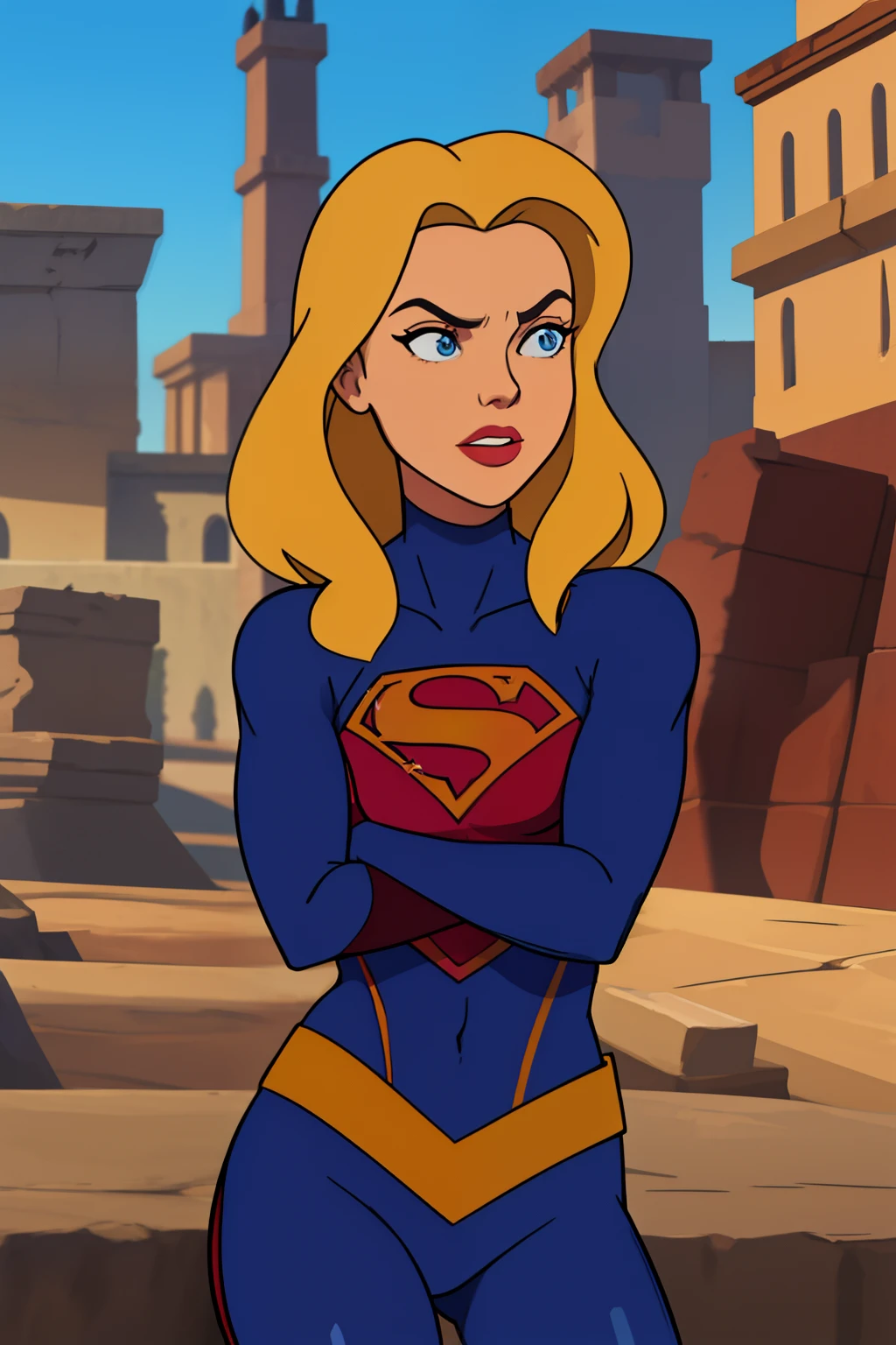 Supergirl seria, incrivelmente bonito, Hero Costume