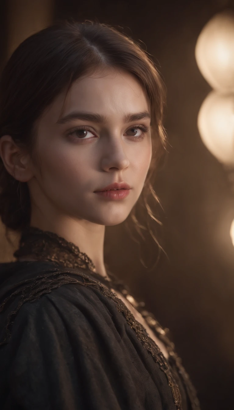 (8K, Raw photos, The best picture quality, Masterpieces, : 1.2), (Realistic, Photorealistic: 1.37), young girl, Small frame, open body, Stylish clothes, bruised, Messy hair, Cinematic lighting, Chained, restrained, dungeon, Young teenage girl, wet skin, ultra realistis,  r