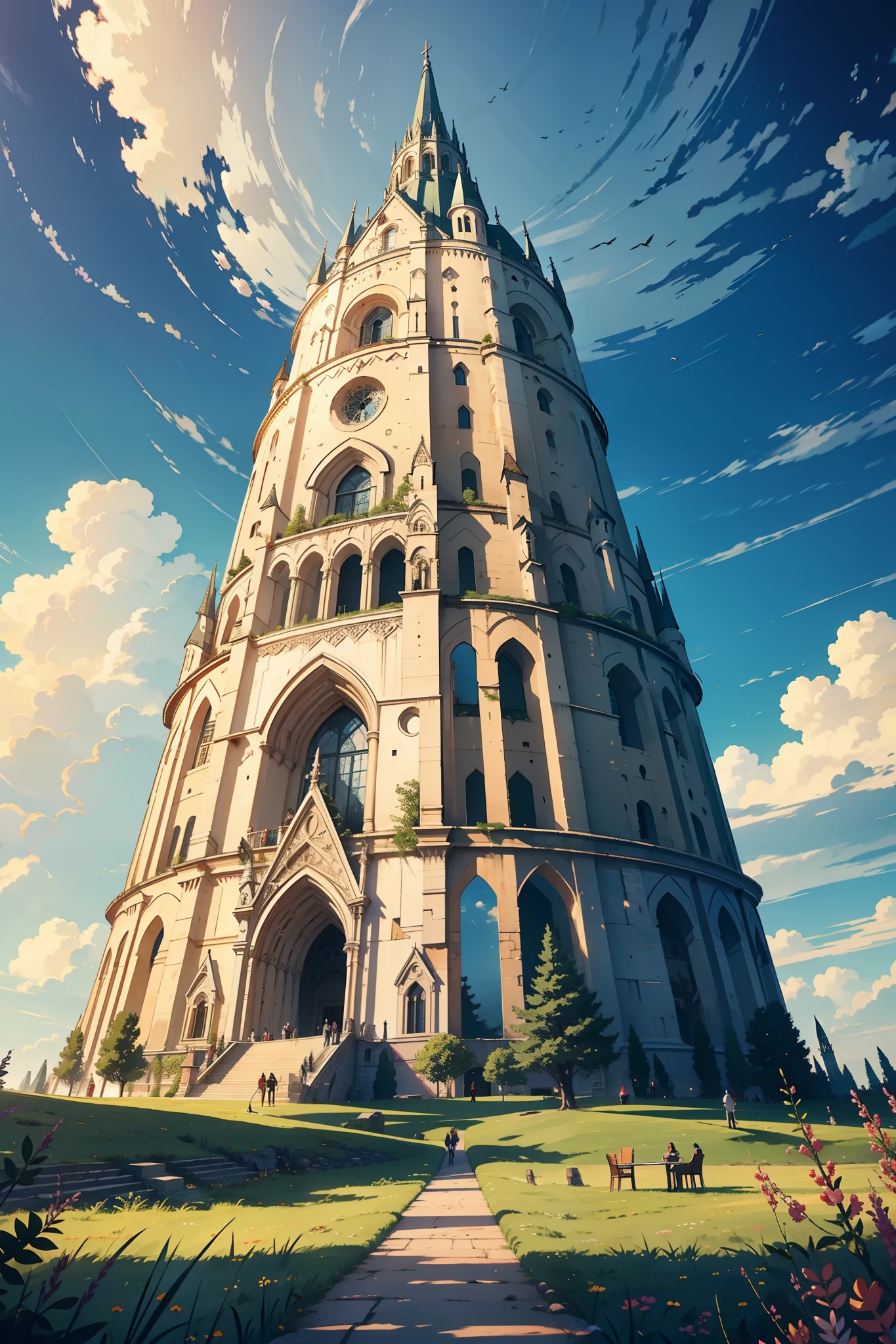 the Tower of Babel as a five-star hotel