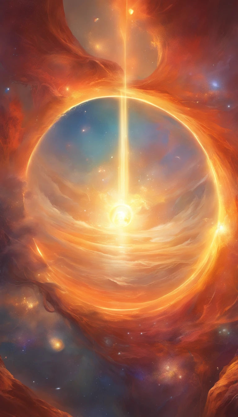 close-up illustration of the sun in space in the style of InHyuk Lee