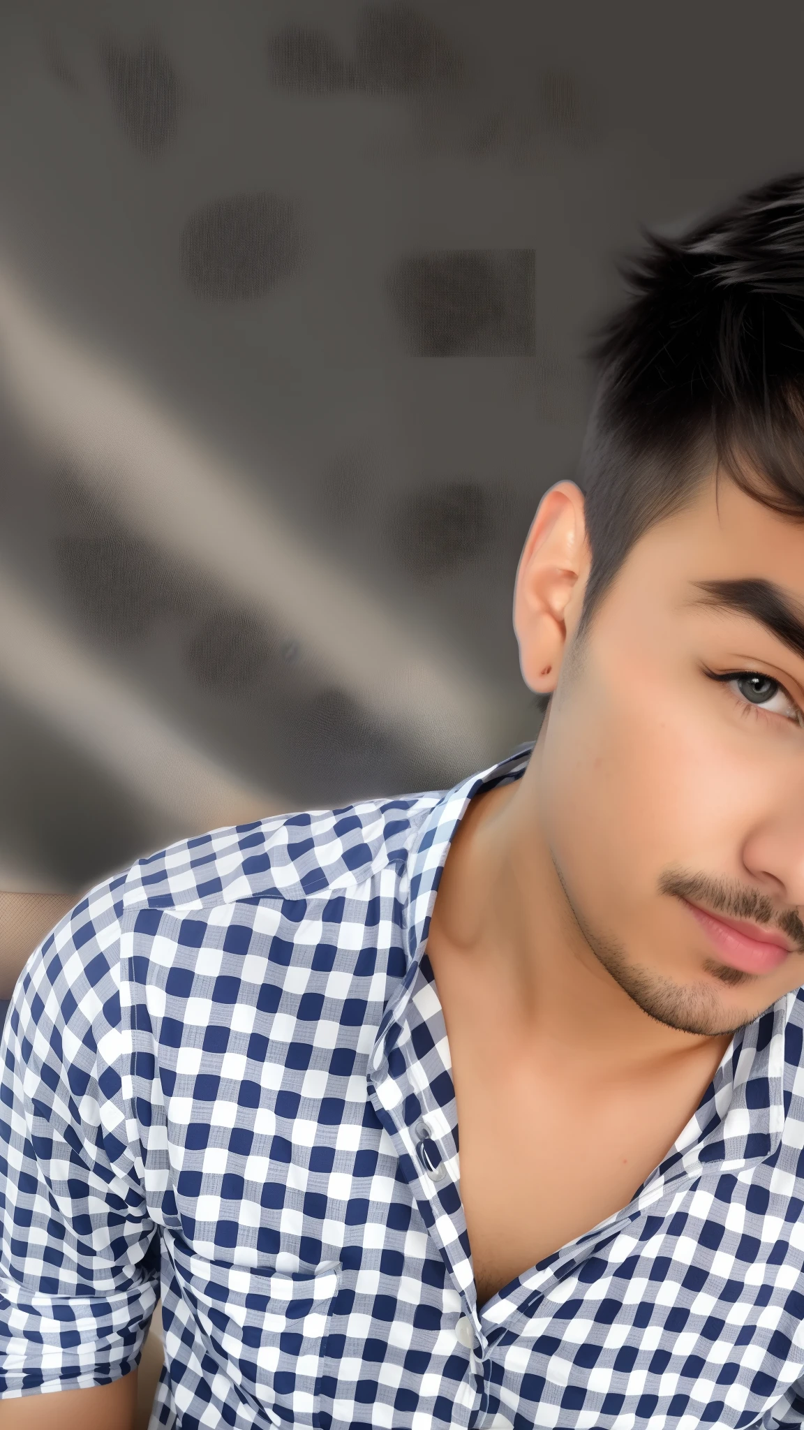 male (Male),, Birthmark on left cheek, white skin tone, Short dark black hair, Black shirt, Robe, tight pants, Simple background, anime, fantasy.
