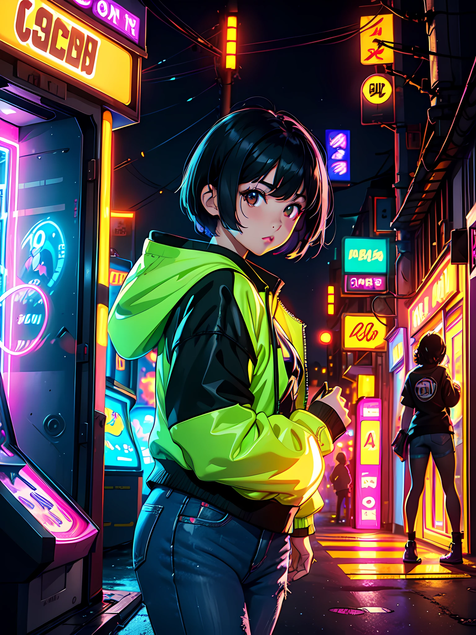 masterpiece,
1girl, night,
<lora:nlc_yellow:1.3>