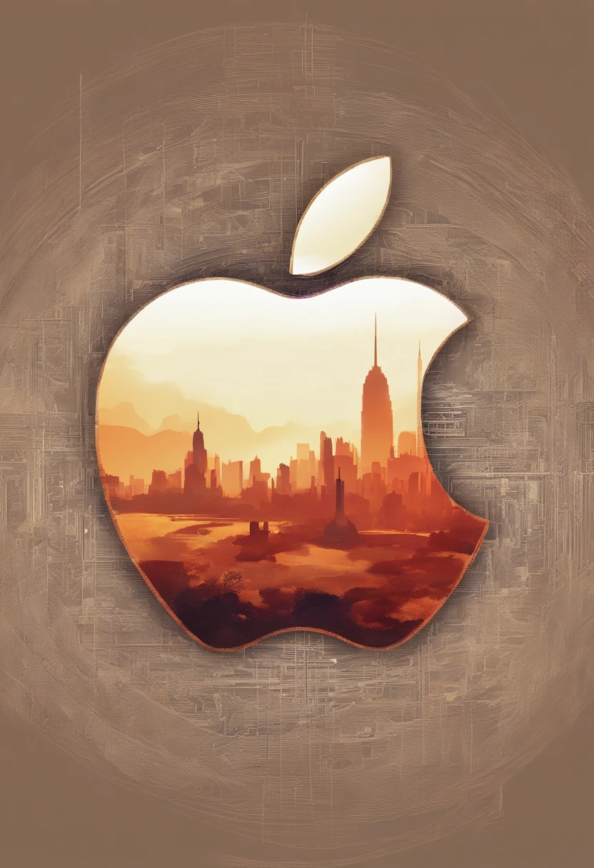 make an image where it is written Stay focus with the Apple logo in the center