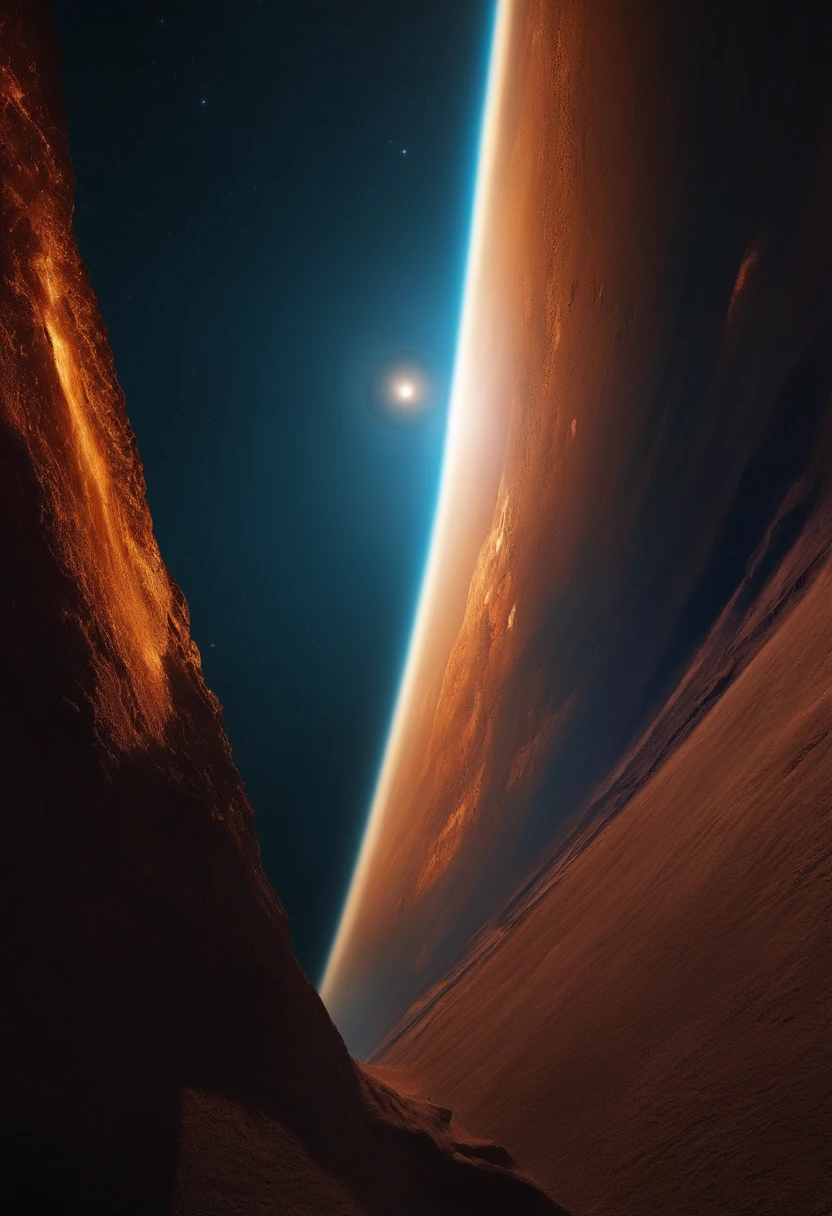 Un plan d'ouverture avec une vue de la Terre depuis l'espace (or a similar picture of the planet).