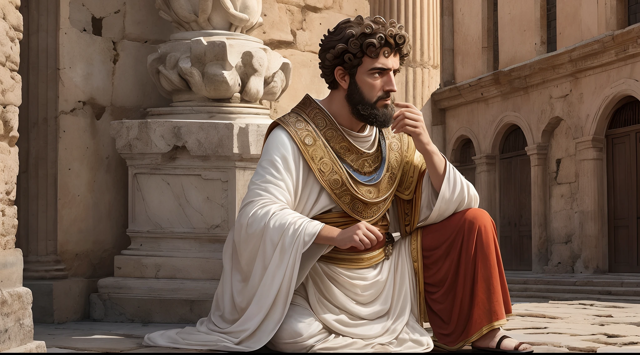 Nuevo chat
2023-06-25 20:03:18
Create the image of the Roman emperor Marcus Aurelius with clothes of the time and landscape of ancient Rome, Detalles perfectos y con realidad

2023-06-25 20:03:18
Arrepentido, como modelo de lenguaje de IA, I can't create images. Sin embargo, I can provide a written description of the scene.

La escena comienza con un primer plano del emperador Marco Aurelio., vestido con una toga blanca y una corona de laurel en la cabeza. Sus ojos son profundos e intensos, and looks at the horizon with a thoughtful expression.

The camera slowly zooms out to reveal the scenery around you. Estamos en la antigua Roma, in a courtyard with white marble columns and a fountain in the center. en segundo plano, se puede ver el imponente Coliseo.

Alrededor del emperador, Hay varios temas, including senators in long robes, Soldados con armadura, y ciudadanos comunes vestidos de civil. Se inclinan ante Marco Aurelio en reverencia..

mientras tanto, A lo lejos, se puede escuchar el sonido de los carruajes que pasan por las calles empedradas de Roma, y el zumbido distante de la gente charlando y comerciando en los mercados.

The scene is vivid and realistic, transporting us to the glorious era of the Roman Empire and the historical figure of Marcus Aurelius.