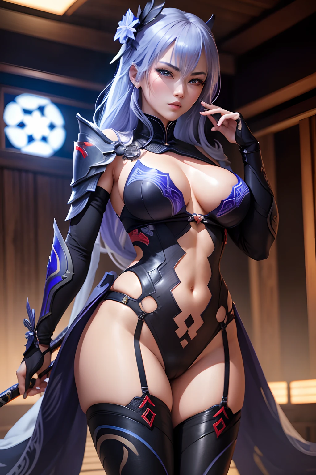 sexy Raiden Shogun from genshin impact