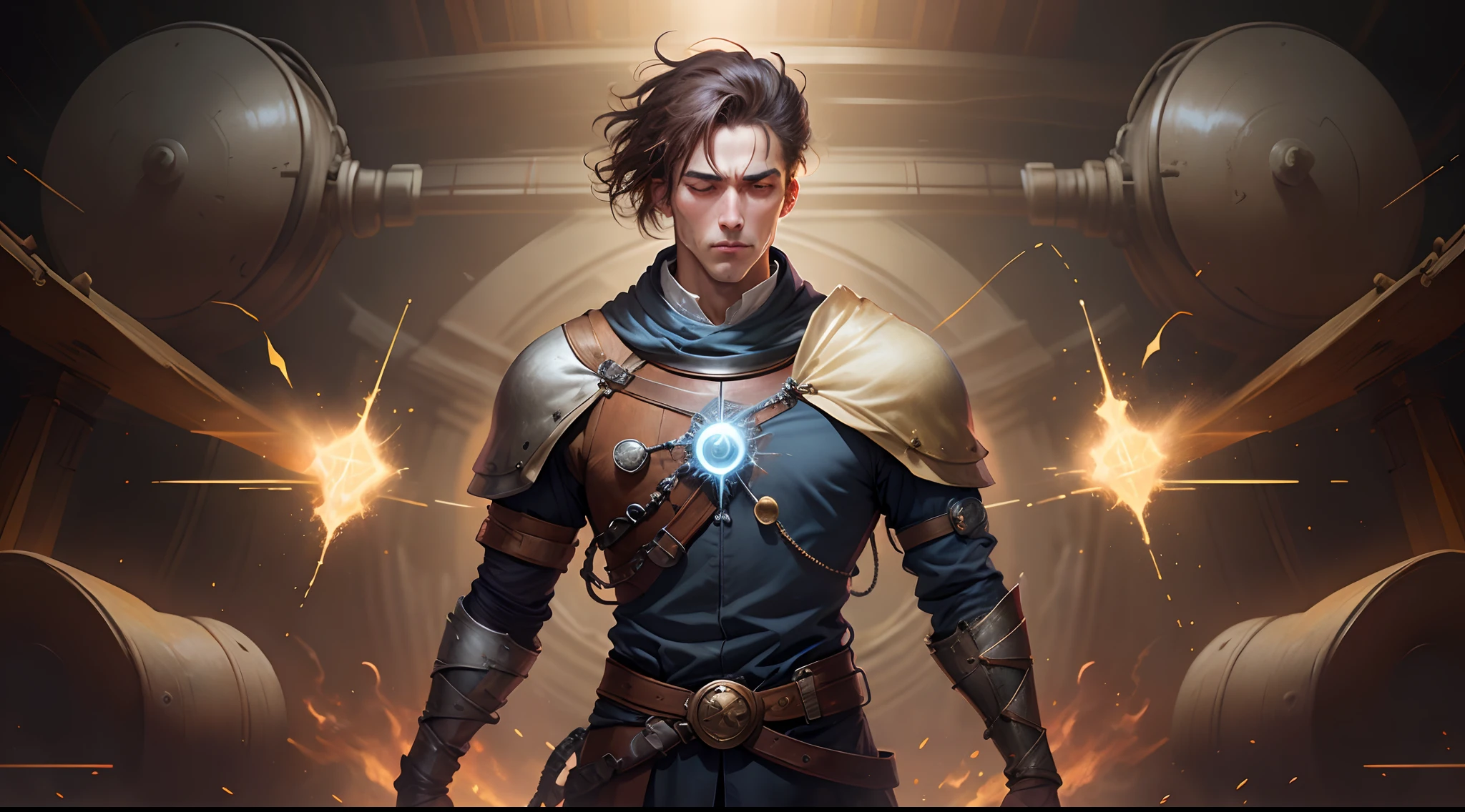 A man from medieval times with powers of electromagnetism