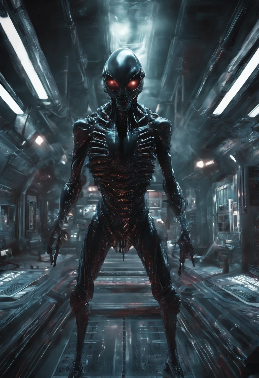 "(best quality,Altas:1.2),ultra-detalhado,fotorrealista:1.37,alien,translucent,fantastic creature,be ethereal:1.1,arredondado,quatro olhos pretos redondos,Rede de pesca" em uma cafeteria