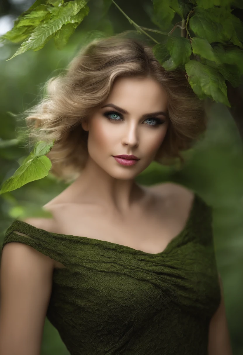 change eye color to green