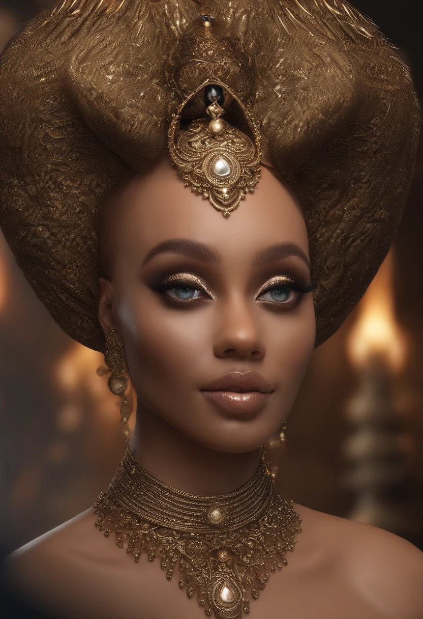 (best quality, alta resolução, ultra-detalhado), (Realistic:1.37), pele amarelada criatura mutiplos olhos, varios olhos na cara, Hair chumacinho with a flat head, multiple eyes, in an alien barbershop, cheio de criaturas intrigantes, cores vibrantes, good ilumination