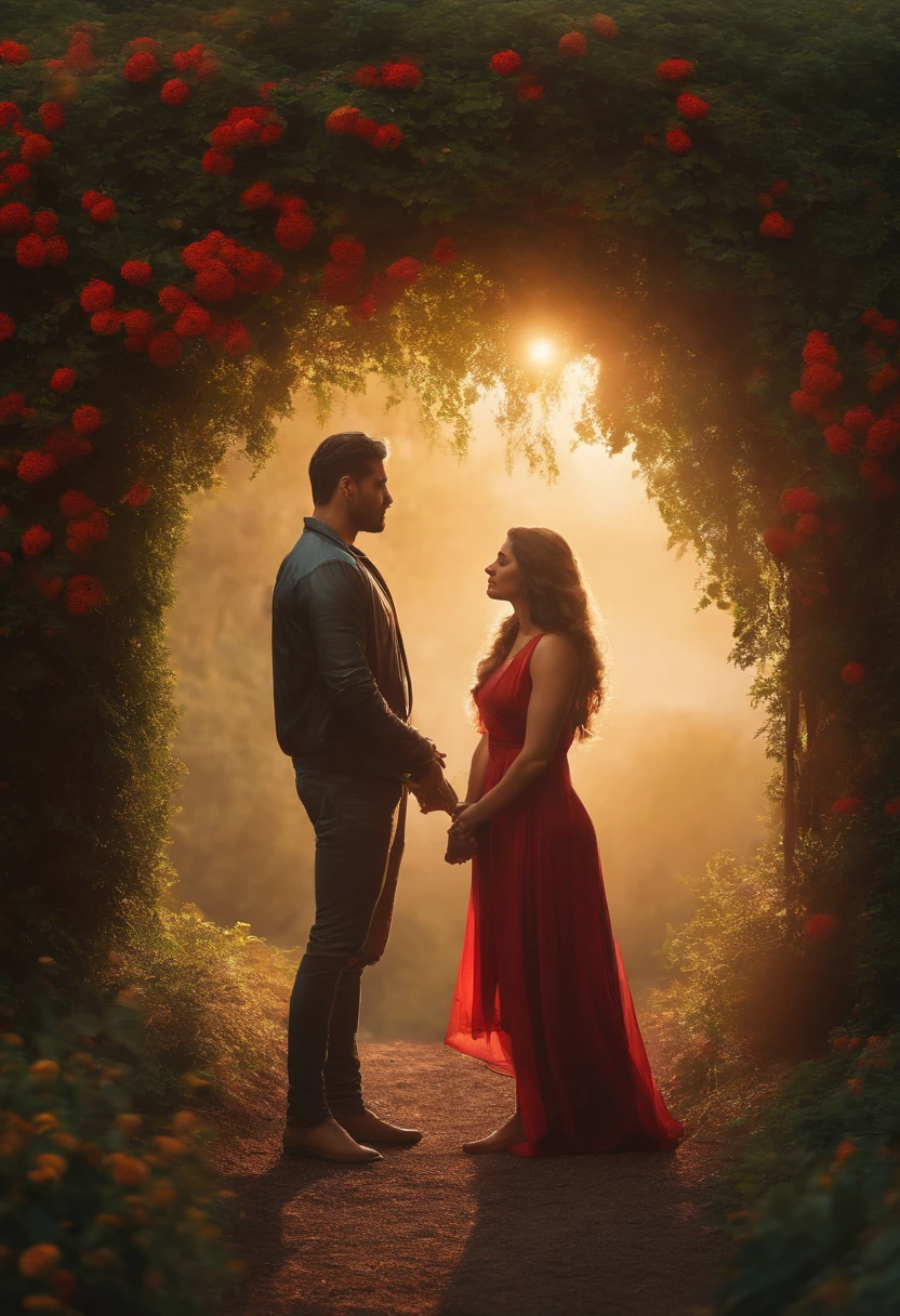 Casal brigando, separado e triste, Contemporary and realistic 4K photo
