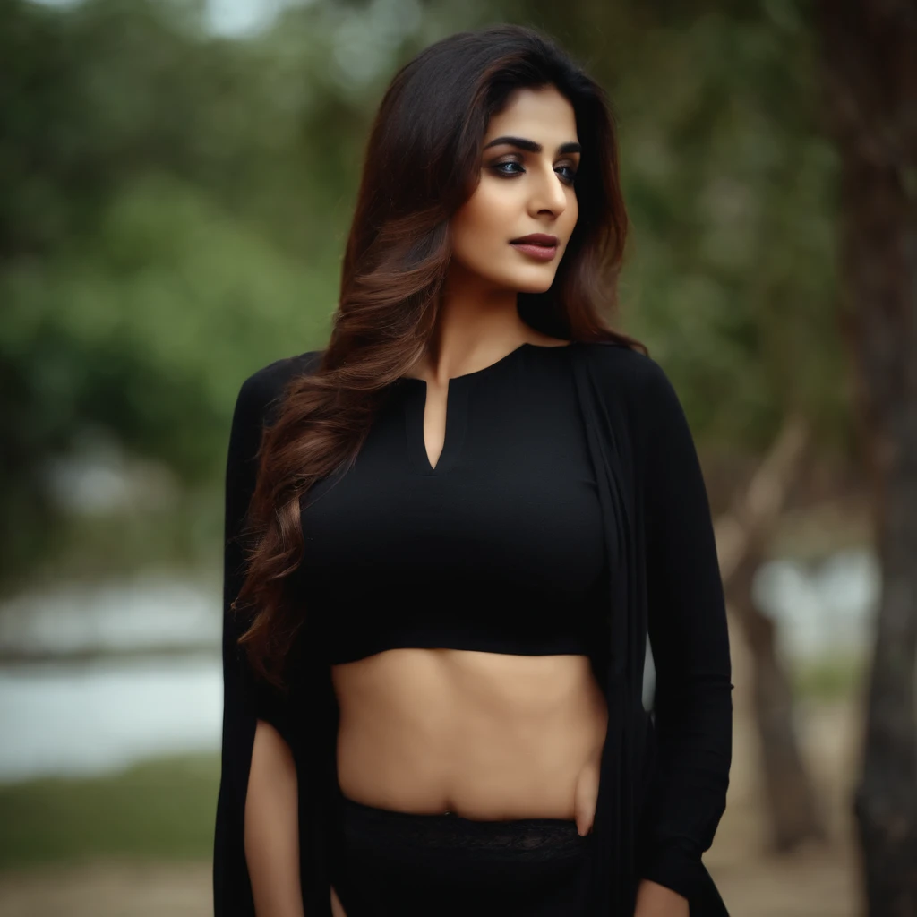 pakistani women wear black clothes with white bra, 4k, hd, big boobs, blue eyes